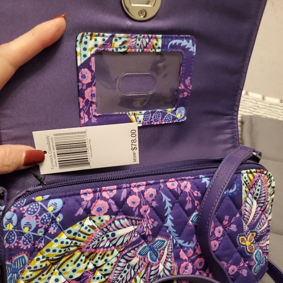 Vera Bradley turnlock crossbody - Picture 3 of 4